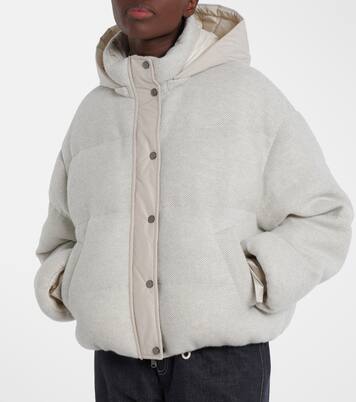 Cashmere-blend down jacket | Brunello Cucinelli
