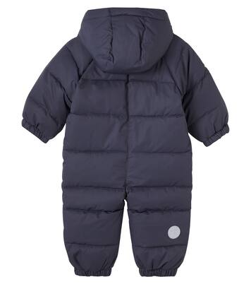 Baby hooded snowsuit | Wheat