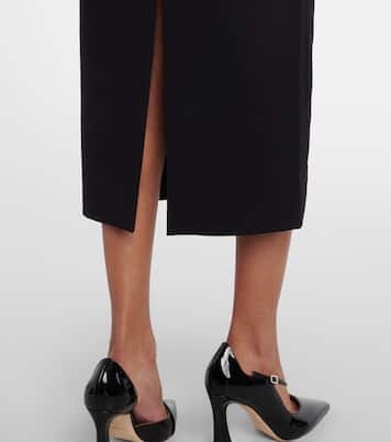 Satin crêpe midi dress | Roland Mouret