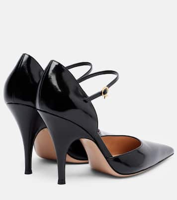 Escarpins Nuit 95 en cuir verni | Gianvito Rossi