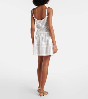 Bailey open-knit minidress | Melissa Odabash