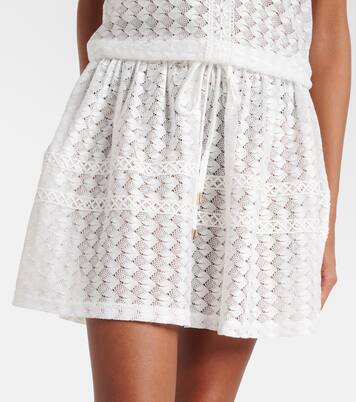 Bailey open-knit minidress | Melissa Odabash