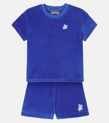 Baby set of cotton terry T-shirt and shorts | Vilebrequin Kids