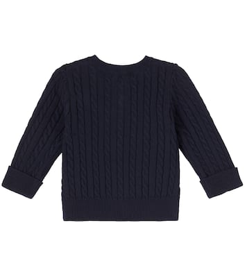 Baby cable-knit cotton cardigan | Polo Ralph Lauren Kids