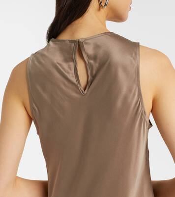 Valencia silk charmeuse maxi dress | Asceno