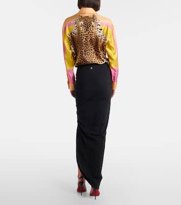 Draped midi skirt | Roberto Cavalli