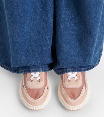 Plateau-Sneakers Nama mit Leder | Chloé