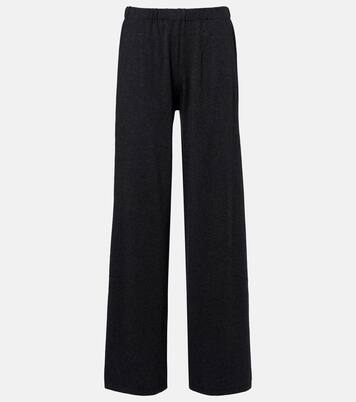 Aina cotton and cashmere jersey straight pants | Lisa Yang