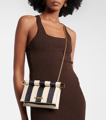 Rond Carré Small raffia-effect clutch | Jacquemus