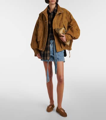 Claudia绒面革玛丽珍芭蕾舞平底鞋 | Le Monde Béryl