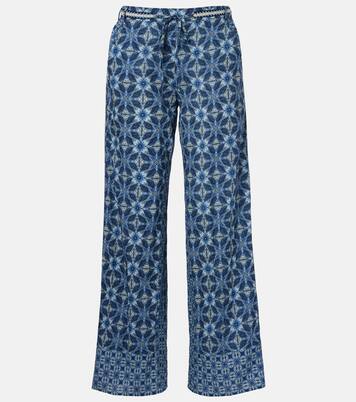 Pantalon ample Kendra imprimé en coton | Velvet
