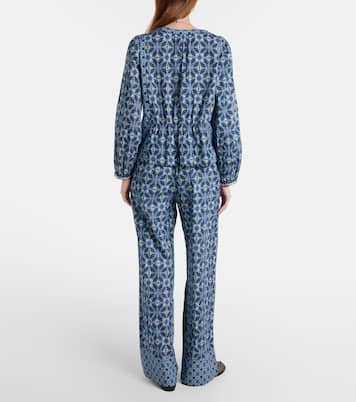 Pantalon ample Kendra imprimé en coton | Velvet