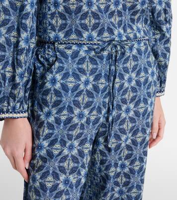 Pantalon ample Kendra imprimé en coton | Velvet