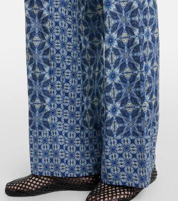 Pantalon ample Kendra imprimé en coton | Velvet