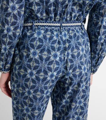 Pantalon ample Kendra imprimé en coton | Velvet