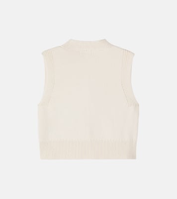 Gilet in cotone con stampa floreale | Tinycottons