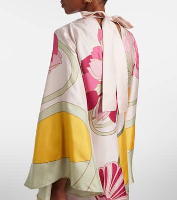 Robe longue Magnifico en sergé de soie | La DoubleJ