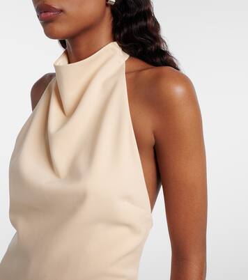 Sabina belted halterneck minidress | SIR