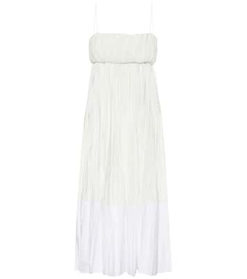 Two-tone maxi dress | Jil Sander