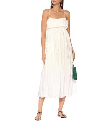 Two-tone maxi dress | Jil Sander
