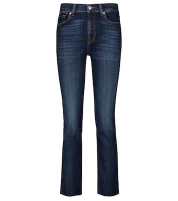 Mid-Rise Jeans The Straight Crop | 7 For All Mankind