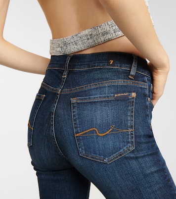 Mid-Rise Jeans The Straight Crop | 7 For All Mankind
