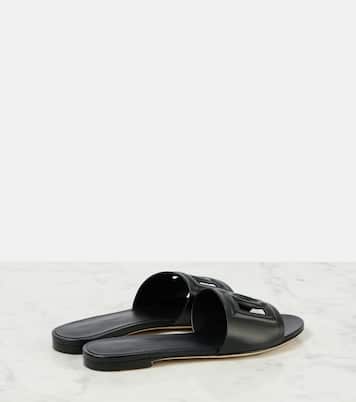 DG leather slides | Dolce&Gabbana