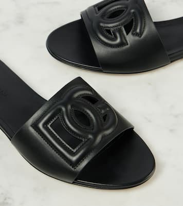 DG leather slides | Dolce&Gabbana