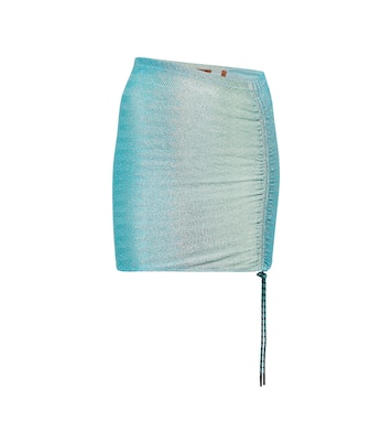 Minifalda de punto en zigzag con cordón | Missoni Mare