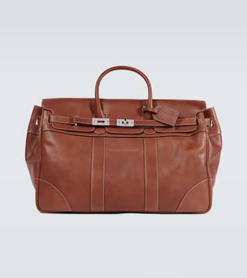Leather duffel bag | Brunello Cucinelli