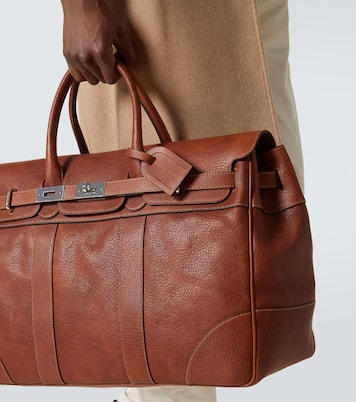 Leather duffel bag | Brunello Cucinelli