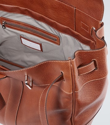 Leather duffel bag | Brunello Cucinelli
