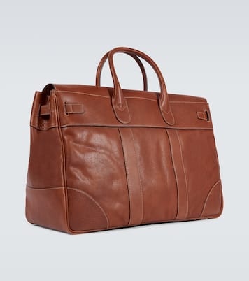 Leather duffel bag | Brunello Cucinelli