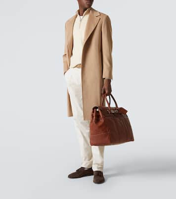 Leather duffel bag | Brunello Cucinelli