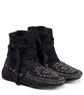 Schnürstiefel Elmore aus Veloursleder | Isabel Marant