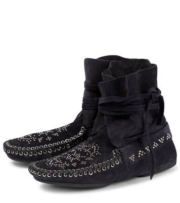 Schnürstiefel Elmore aus Veloursleder | Isabel Marant