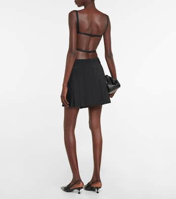 Top cropped in velluto | Miu Miu
