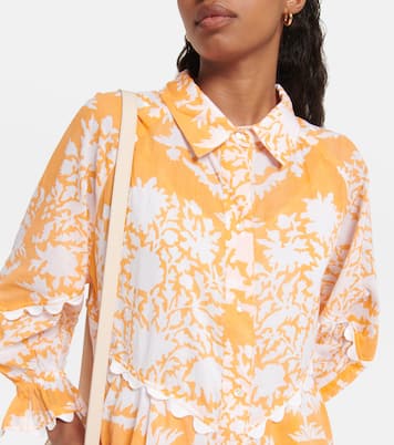 Vestido corto de algodón floral | Juliet Dunn