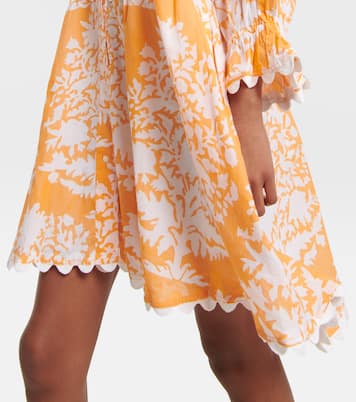 Vestido corto de algodón floral | Juliet Dunn