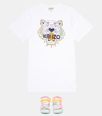 Sandali con stampa del logo | Kenzo Kids
