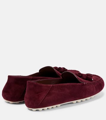 Mokassins Dot Sole aus Veloursleder | Loro Piana