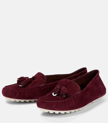 Mokassins Dot Sole aus Veloursleder | Loro Piana