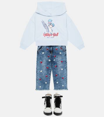 Embroidered jeans | Monnalisa