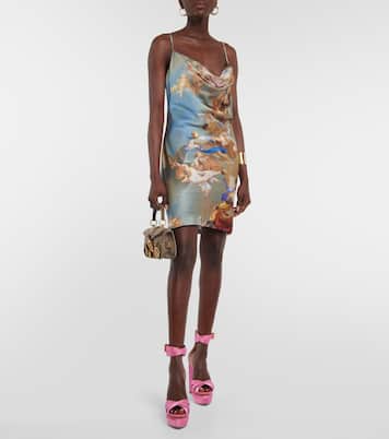 Ava satin platform sandals | Balmain