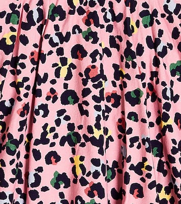 Abito in cotone con stampa leopardata | Vilebrequin Kids