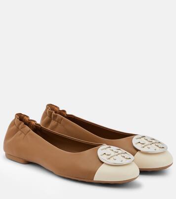 Claire leather ballet flats | Tory Burch
