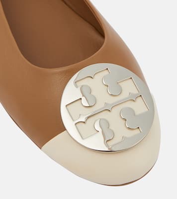 Claire leather ballet flats | Tory Burch