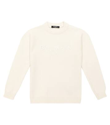 Pull en laine, soie et cachemire | Balmain Kids
