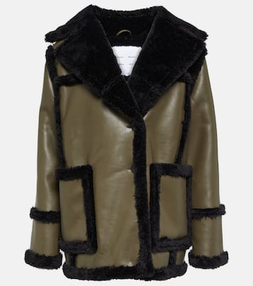 Chaqueta White Label con forro de borrego sintético | Proenza Schouler