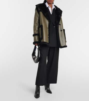 Chaqueta White Label con forro de borrego sintético | Proenza Schouler